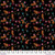 Free Spirit Fabric - Chipmunk and Lights - Black || Woodland Holiday