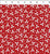  In The Beginning Fabric - Winter Blooms - Mini Holly Red 