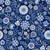 QT Fabric - Folklorica Blues Floral Blue
