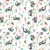 Riley Blake Designs Fabric - Little Brier Rose Dragons White