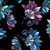 Benartex Fabric - Floral Black/Multi