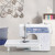 Brother XR9550 Computerized Sewing Machine with extension table front view