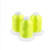 Brother 100% Polyester Color Fast, High Shine Embroidery Thread - 3 Pack/1100 yards - Neon Yellow