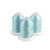 Brother 100% Polyester Color Fast, High Shine Embroidery Thread (3 Pack/1100 yards) - Light Blue