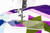 Janome Continental M6 Professional Sewing Machine in action