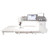 Janome Continental M7 Professional Sewing Machine front view with extansion table