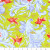 Metallic Besties Treading Water Clover - Tula Pink Fabric