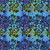 Vivid Ogee Blue - In The Beginning Fabric