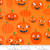 Too Cute To Spook Pumpkin To Talk Orange Pumpkin - Moda Fabrics 22420-13
