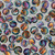 QT Fabrics - Dragon's Song - Dragon Heads Gray #31153-k