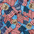 QT Fabrics - 1776 - American Flags & 250 Crest - Blue #31662-b