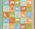 Moda Fabrics - Animal Park Fun - Panel #20968-11
