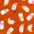 QT Fabrics - Ghost Tales - Ghost Toss - Orange #31928-o