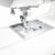Janome 5300QDC-G Sewing and Quilting Machine with Bonus Quilt Kit! Premier Stitching needle and presser foot area