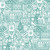 Cloud9 Fabrics - Jolly Tidings - Gingerbread Village - Turquoise #229199