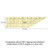 Kearing Hot Ironing Ruler 30 Degree Angled 10in x 2-1/2in