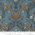 Moda Fabrics - Feather and Forest Bloom - Birds Damask - Azure #14141-17