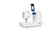 bernette b59 Sewing and Embroidery Machine angled sewing view with StitchDirect App