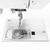 Janome Memory Craft 500ELE Embroidery Machine with Premier Package needle and presser foot area