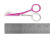 Tula Pink Cosmic Raspberry 4 In Mini Duckbill Micro Serrated