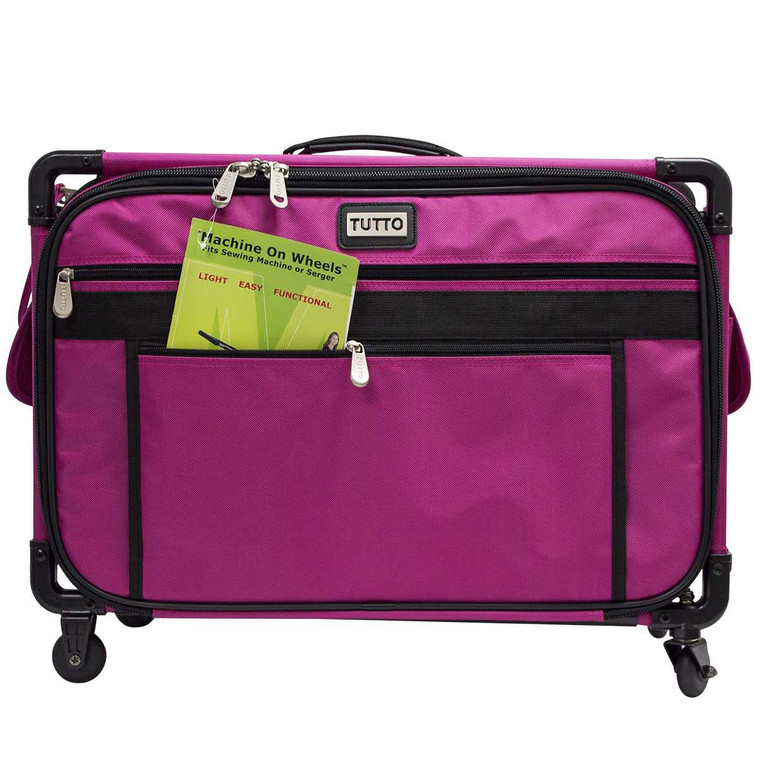 Tutto 22" Large Sewing Machine Bag on Wheels (Pink)