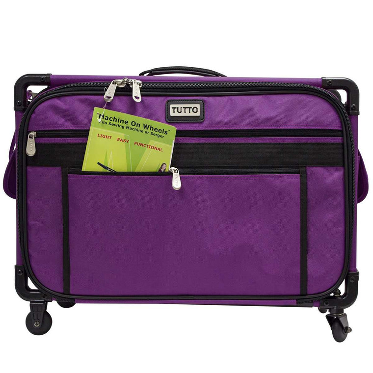 Tutto 22" Large Sewing Machine Bag on Wheels (Purple)