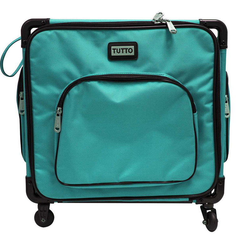 Tutto 17" Turquoise Serger on Wheels