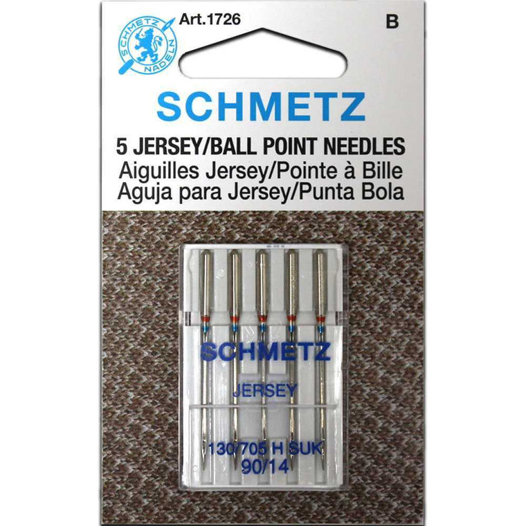 Schmetz Ball Point (Jersey) Needles - Size 90/14