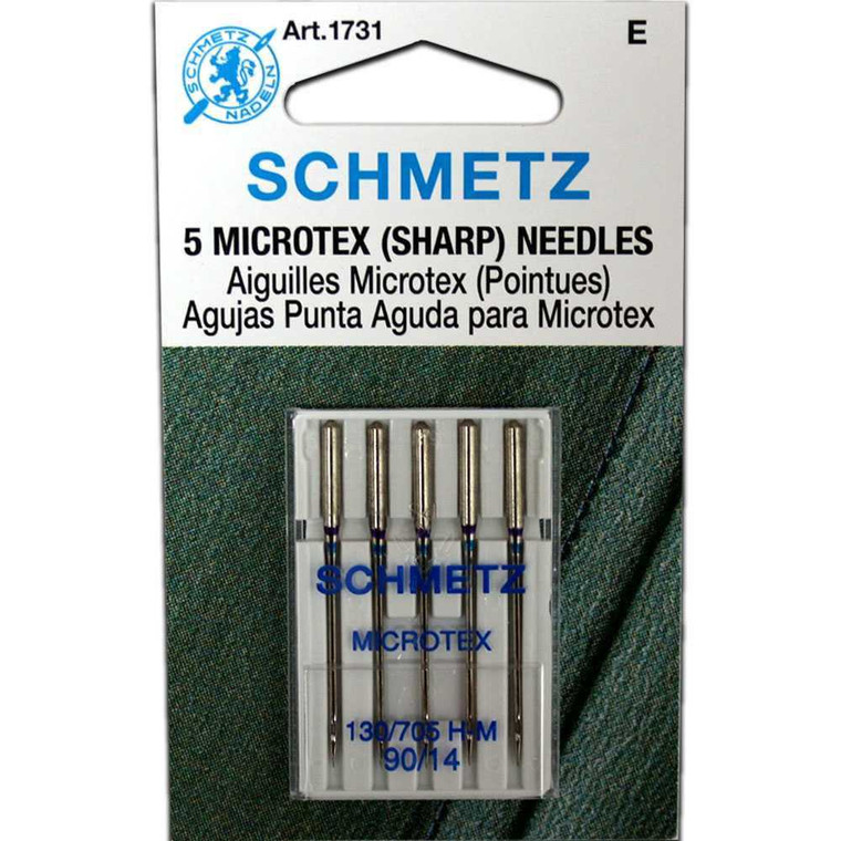 Schmetz Microtex (Sharp) Needles - Size 90/14
