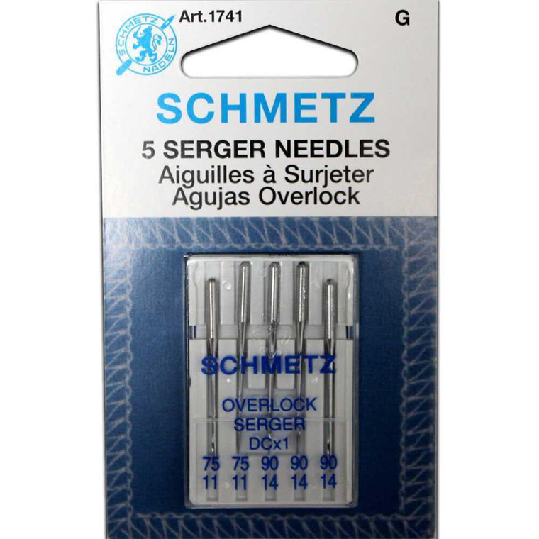 Schmetz DCX1 Overlock Needles - Assorted Sizes