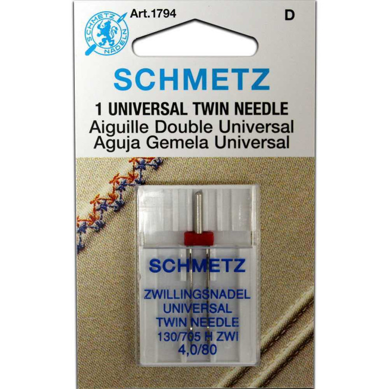 Schmetz Twin Needle - Size 4.0/80