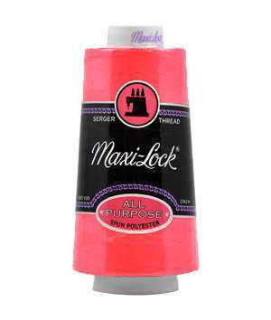 A&E Maxi-Lock Serger Thread - Neon Pink