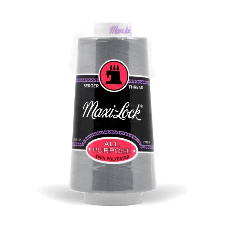A&E Maxi-Lock Serger Thread - Steel