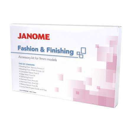 Janome Fashion & Finishing Accessory Kit for 9mm Machines