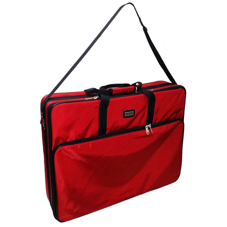Tutto 28” Extra Large Red Embroidery Bag