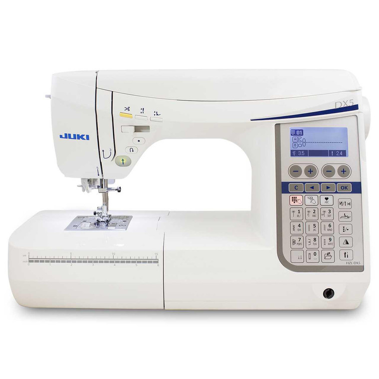 Juki HZL-DX5 Computerized Sewing and Quilting Machine front view