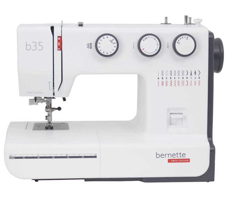 Bernette B35 Swiss Design Sewing Machine front view