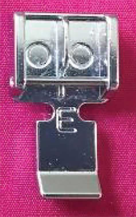 Janome Top Load Updated Zipper Foot for 5 and 7mm Stitch Width Machines
