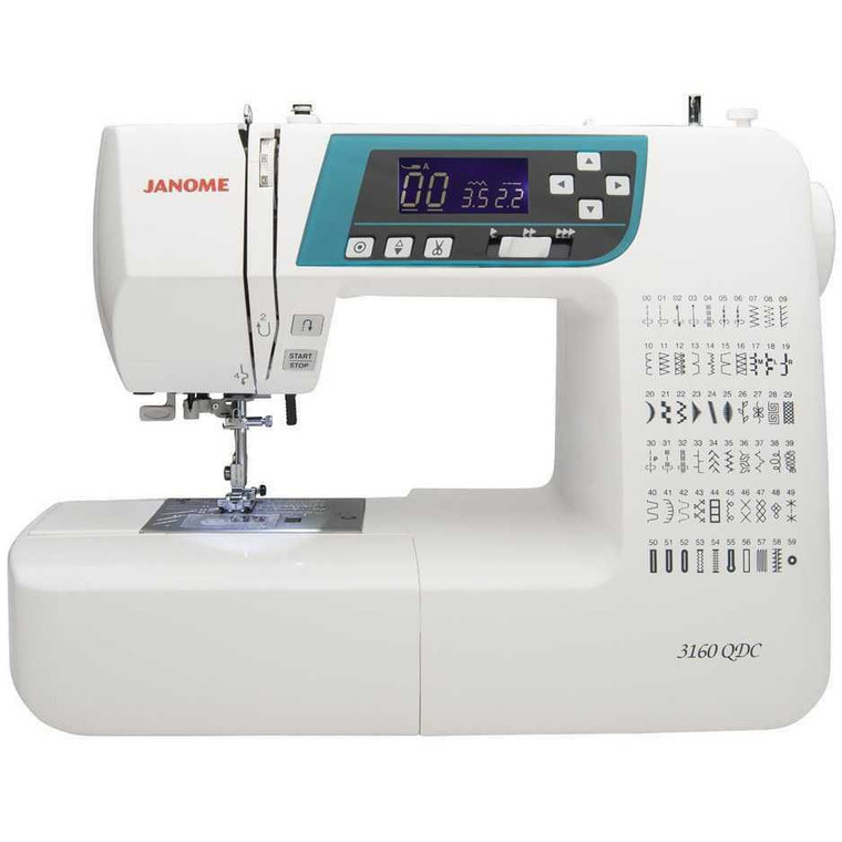 Janome 3160QDC-B Sewing and Quilting Machine with Bonus Quilt Kit!