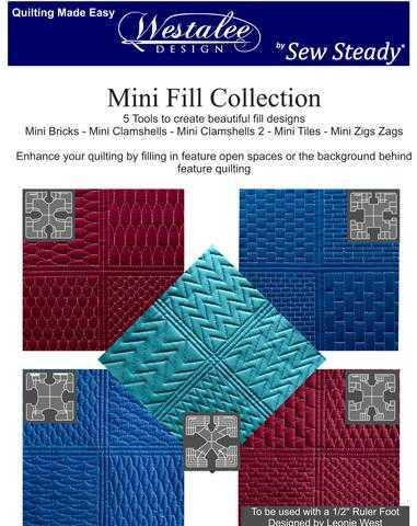 Sew Steady Westalee Mini Fills Template Set of 5