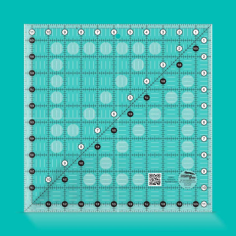 Creative Grids Quilt Ruler 11-1/2in Square