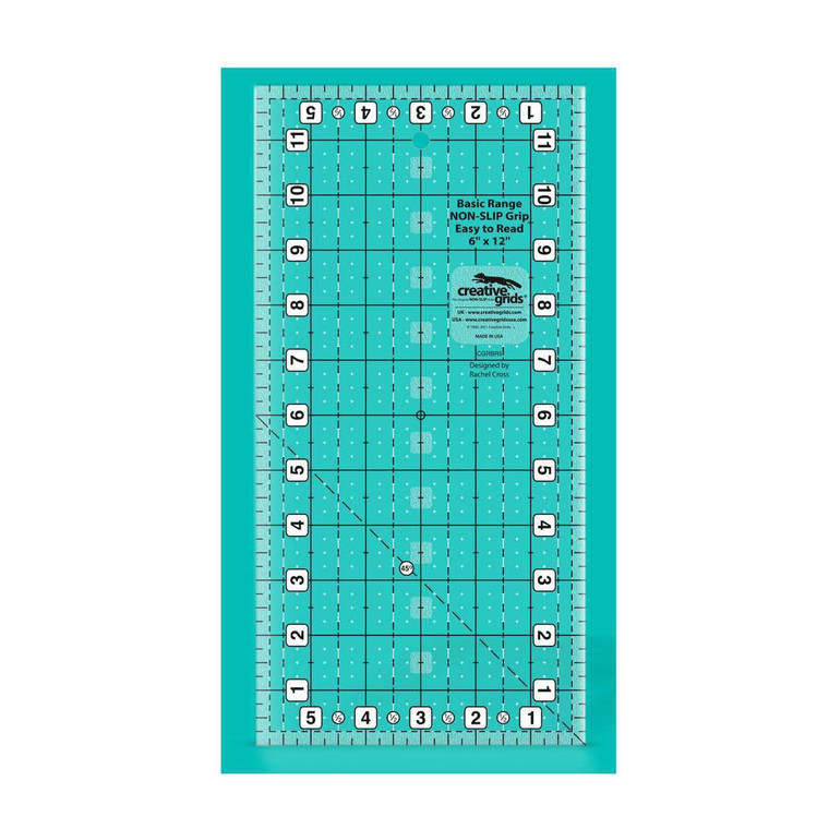 Creative Grids Basic Range 6in x 12in Rectangle Quilt Ruler