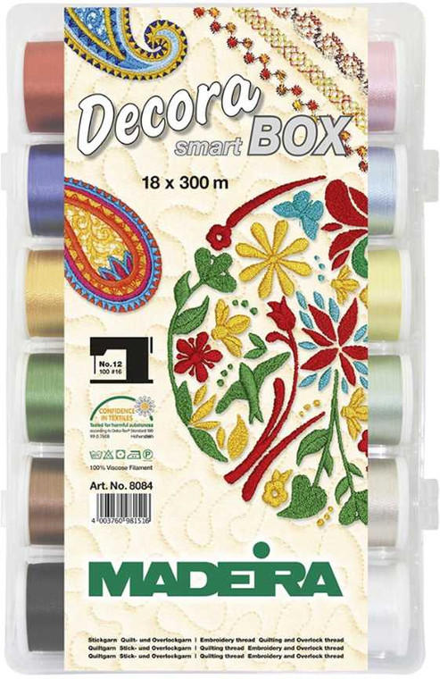 Madeira Decora Number 12 - 18 Spool Smartbox