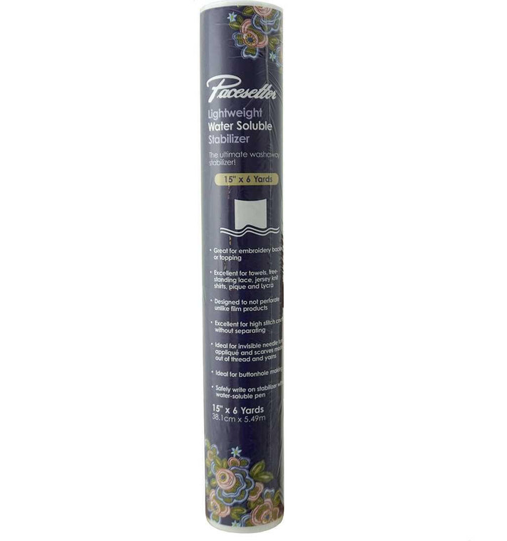 Brother SA541 Light Weight Water Soluble Stabilizer 15” x 6 Yard