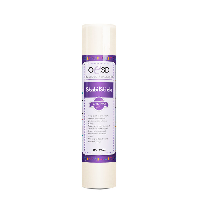 OESD StabilStick TearAway Stabilizer - 15" x 10yd - White