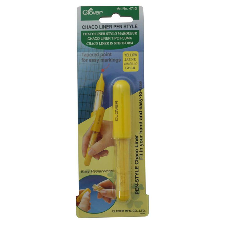 Clover Chaco Liner Pen Style - Yellow