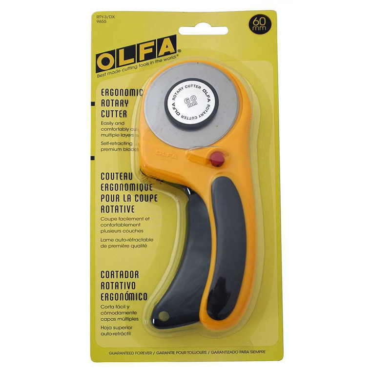 Olfa 60mm Deluxe Ergonomic Rotary Cutter