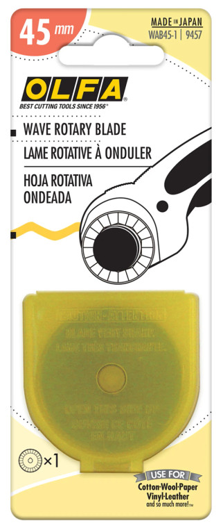 Olfa 45mm Rotary Cutter Blade Wavy