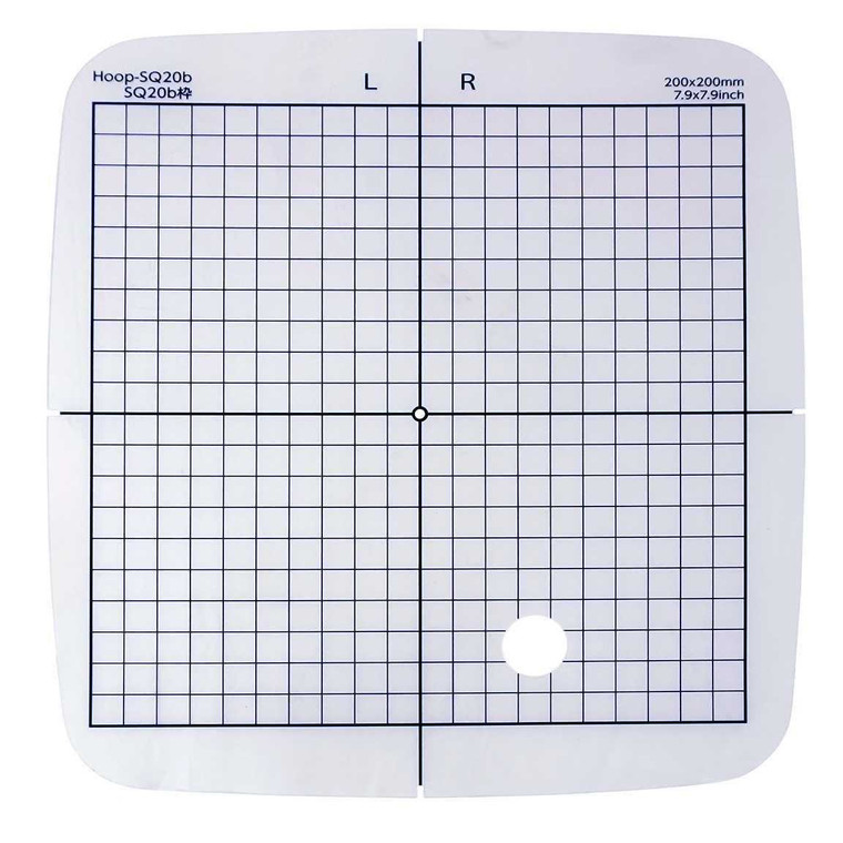 Janome SQ20B Hoop Template for MC500E, MC400E and Elna EL830
