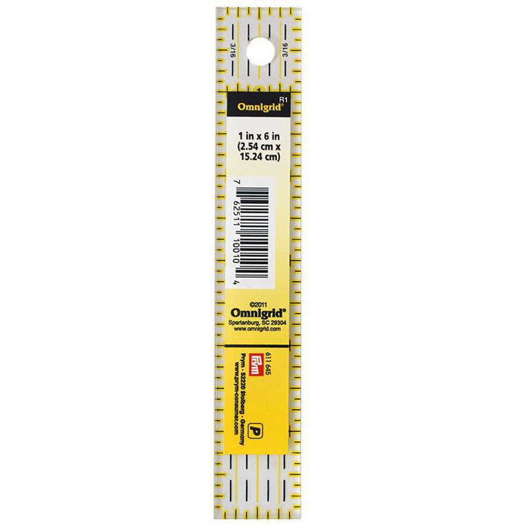 Omnigrid Ruler 1in x 6in